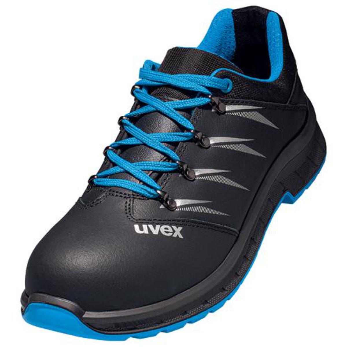 uvex 2 trend Sicherheitsschuh S2 Halbschuh, blau/schwarz