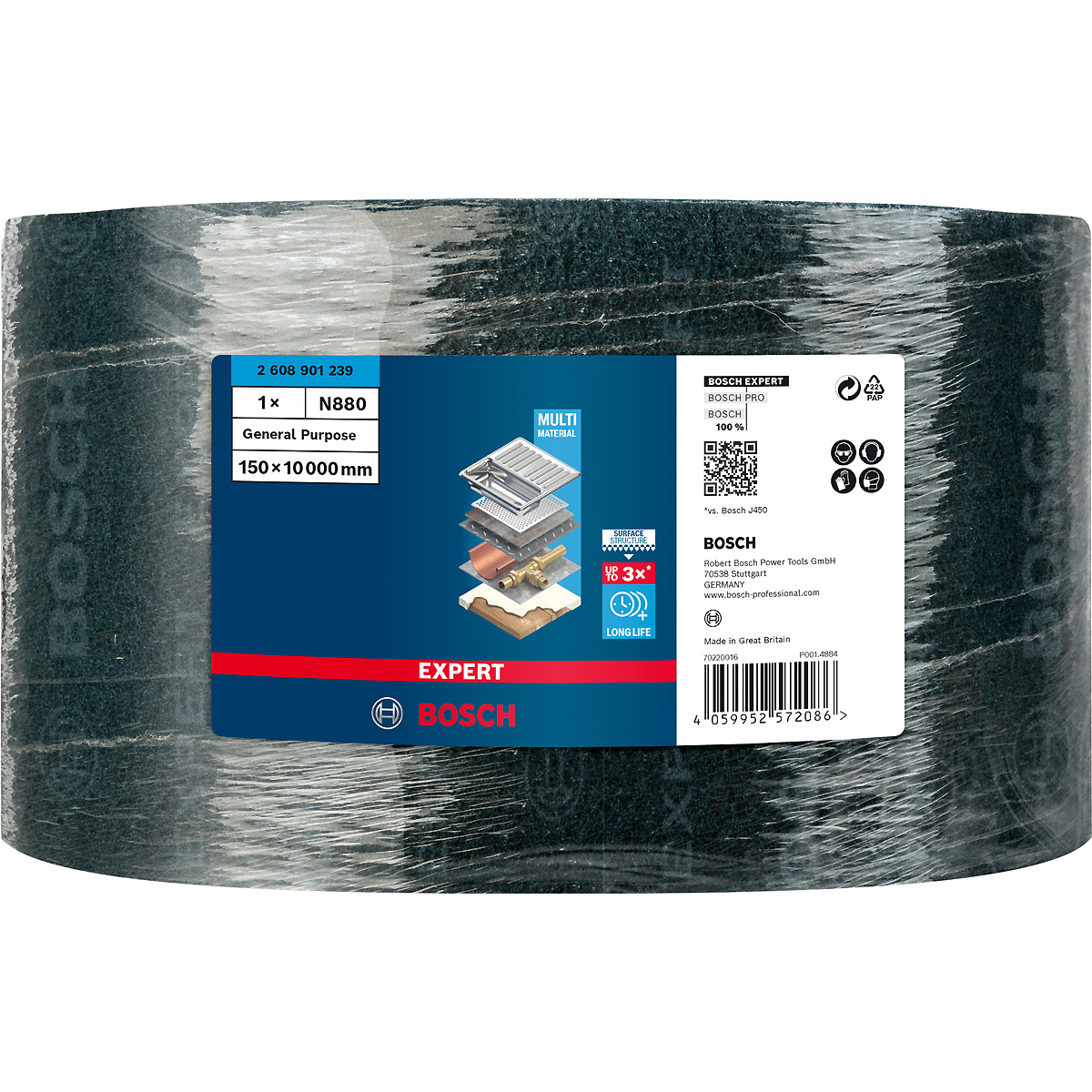 Bosch EXPERT N880 Vliesrolle zum Handschleifen