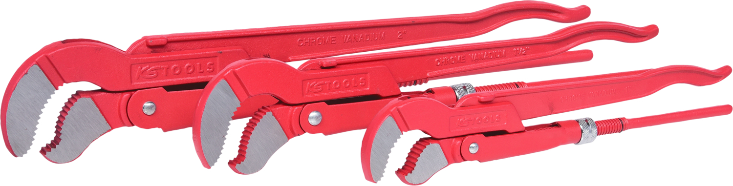 KS Tools Eckrohrzangen-Satz, 3-tlg