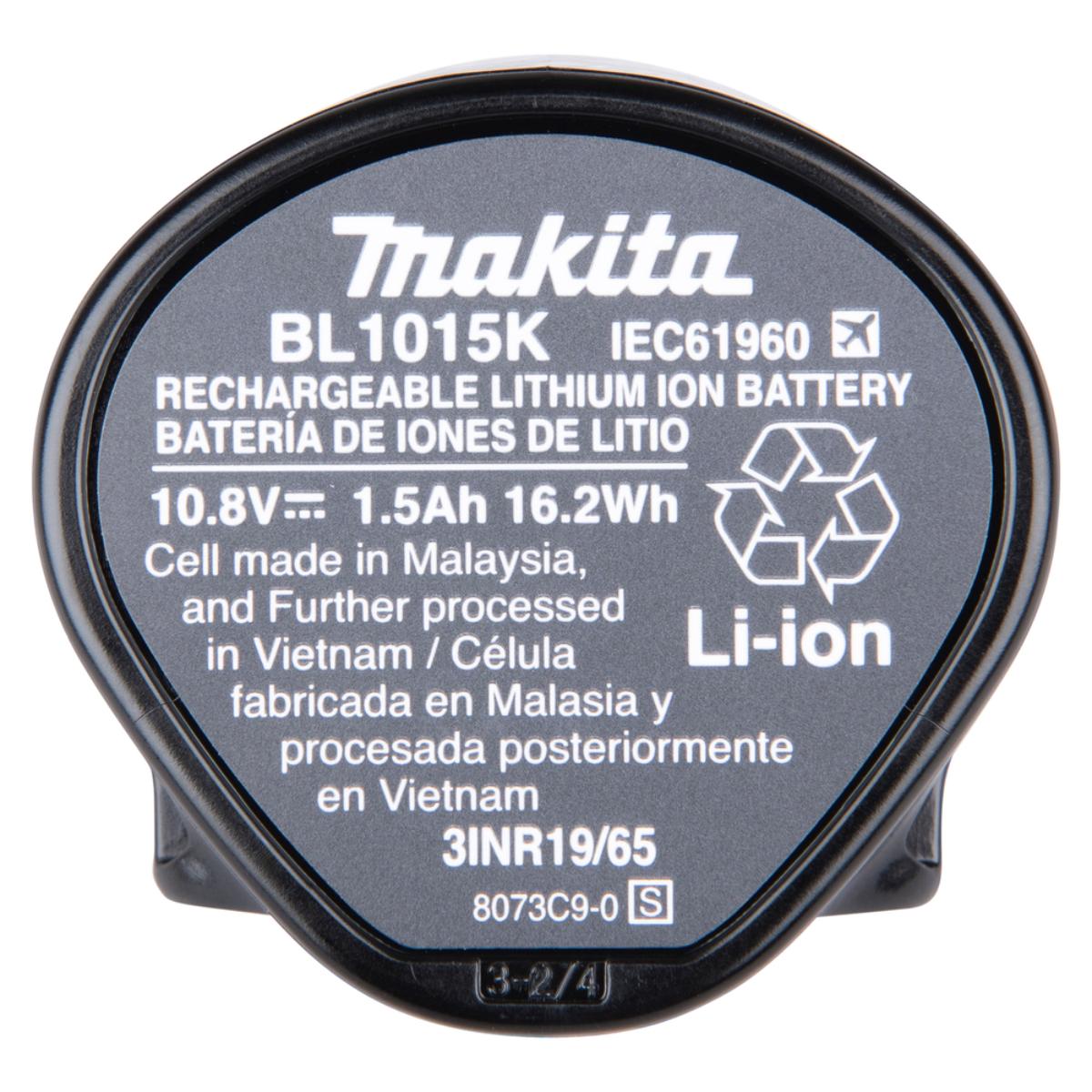 Makita Akku BL1015K 10,8V, 1,5 Ah, Li-Ion