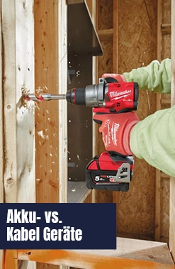 Akku vs- Kabelgeräte