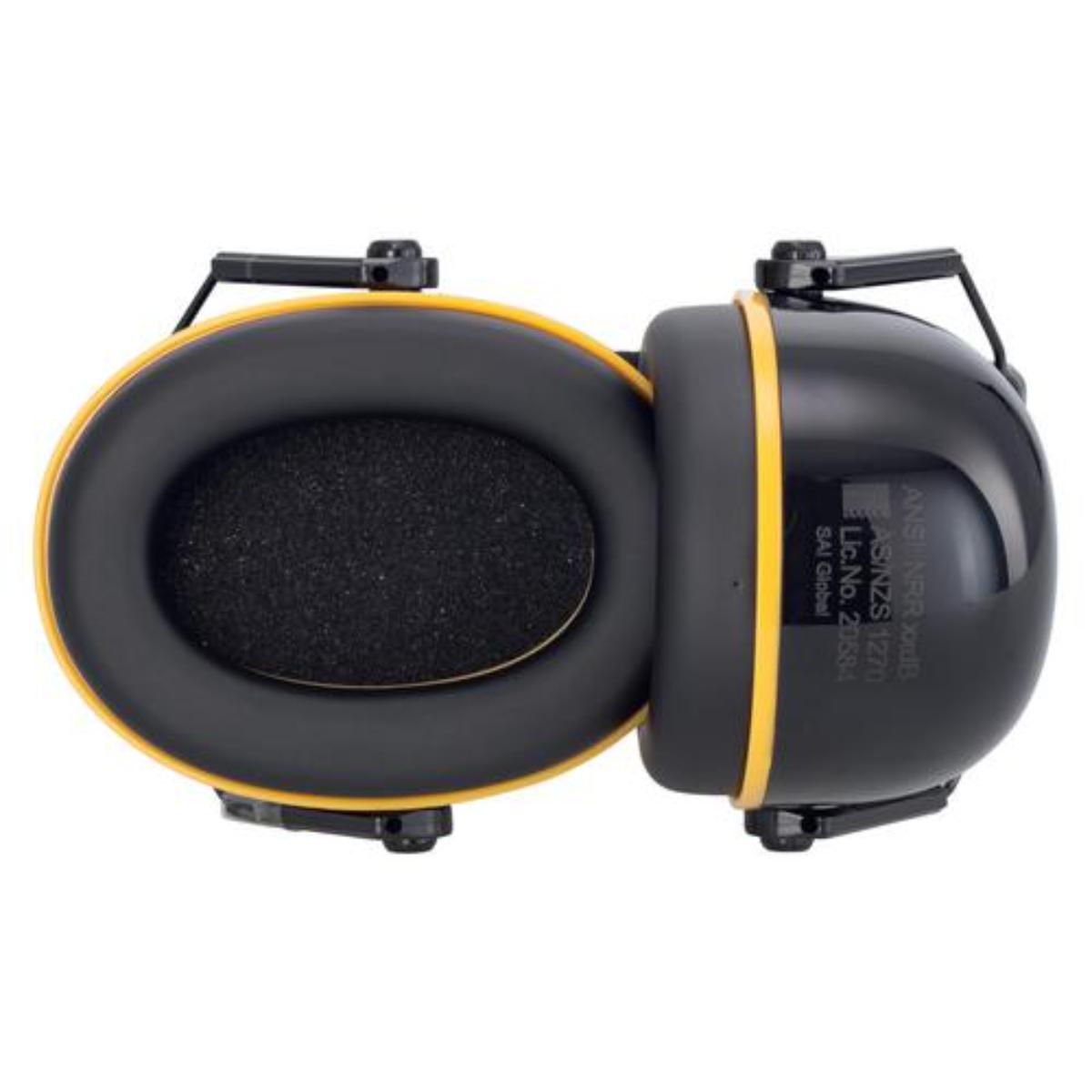 uvex K20 Kapselgehörschutz schwarz/ gelb SNR 33 dB