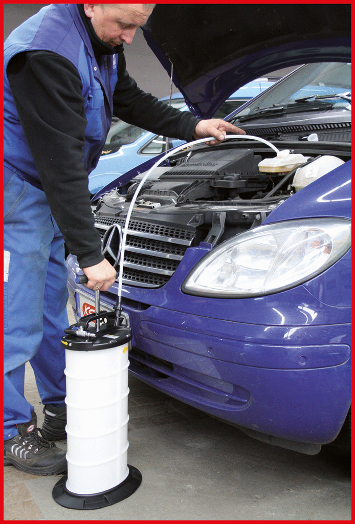 KS Tools Vakuum-Absaugpumpe 9,5 Liter inklusive 4 Sonden