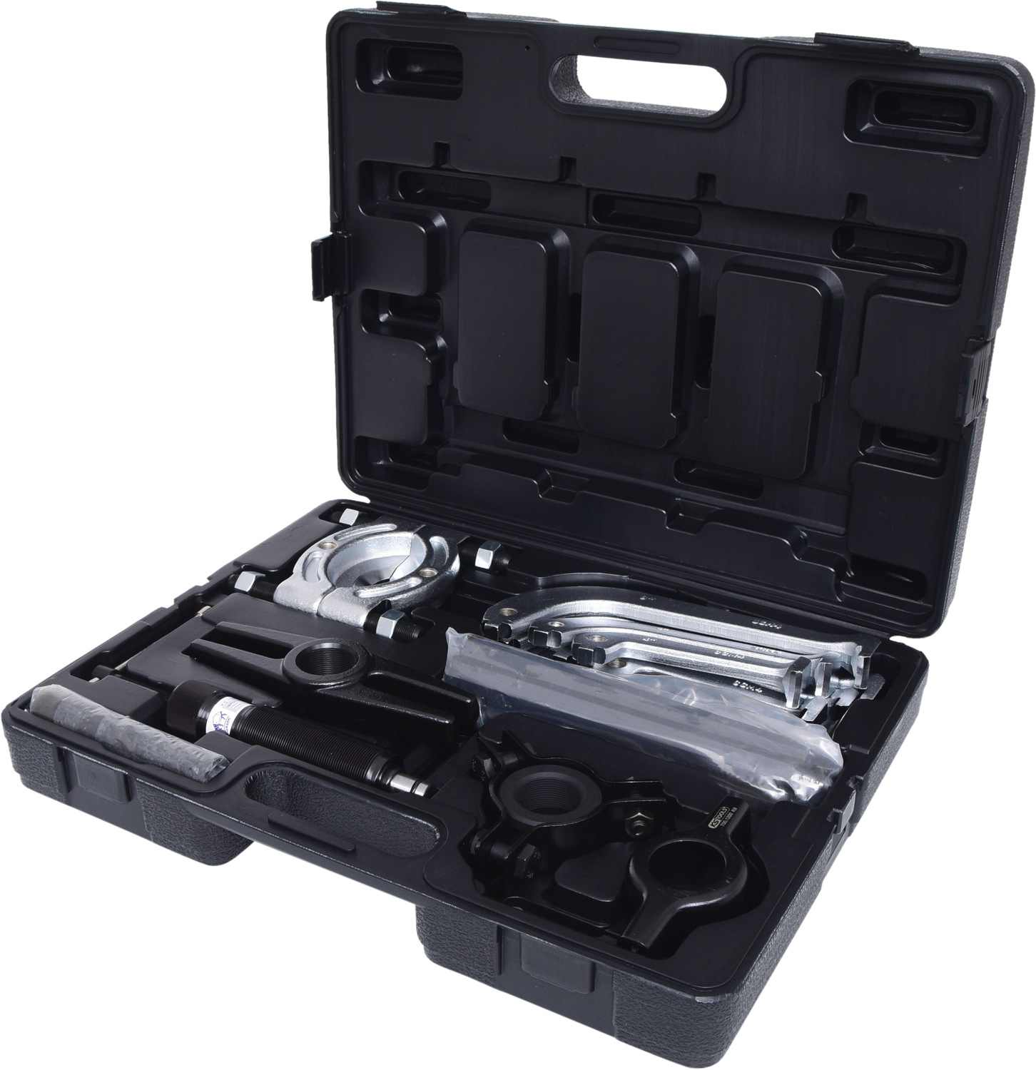 KS Tools Hydraulischer Abziehersatz 2-armig und 3-armig, 22-tlg