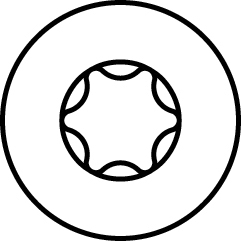HECO TOPIX-plus, 4,5mm Verlegeschraube, HECO Drive, VVG, A3K, 200 Stück