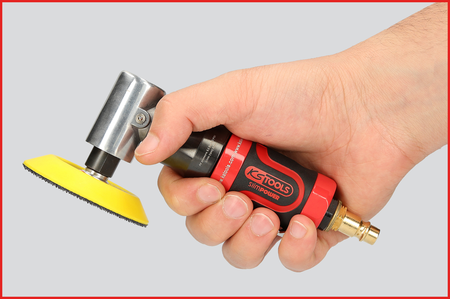 KS Tools 1/4" SlimPOWER Mini-Druckluft-Polierer