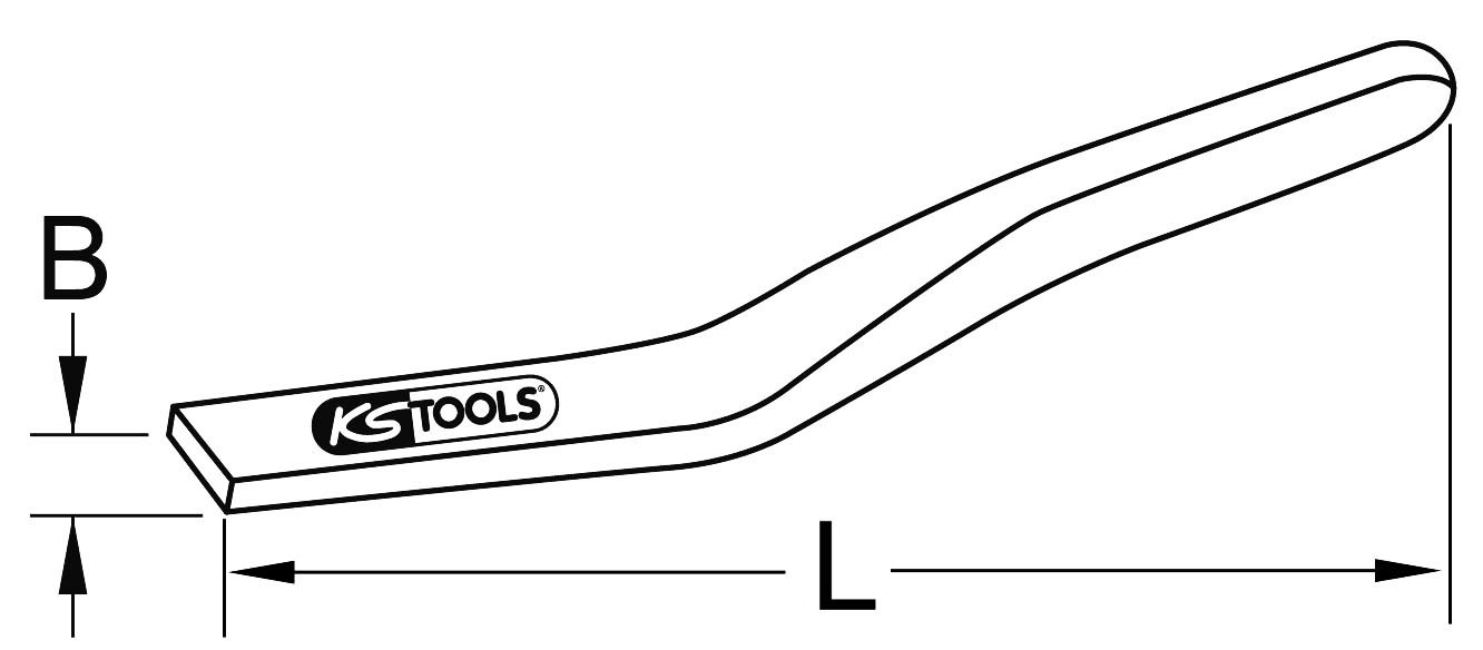 KS Tools BERYLLIUMplus Strickeisen-Strickwerkzeug