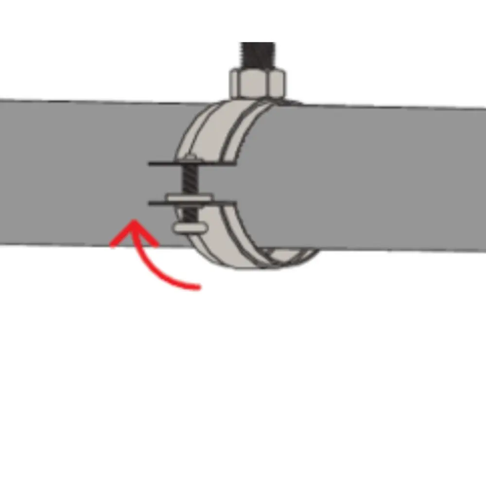 Fischer Rohrschelle FRS N 15-19 M8/M10