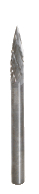 KS Tools HM Spitzbogen-Frässtift Form G