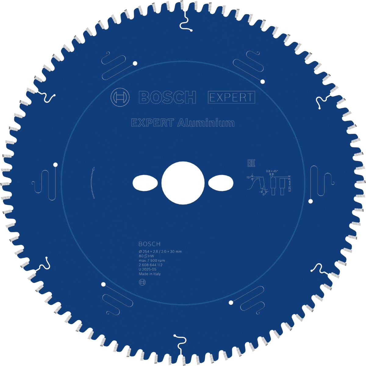 Bosch Kreissägeblatt Expert for Aluminium ø 254 mm