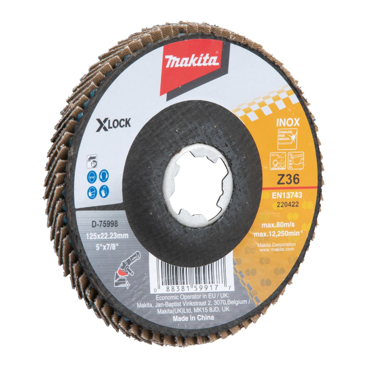 Makita Fächerscheibe X-LOCK 125mm