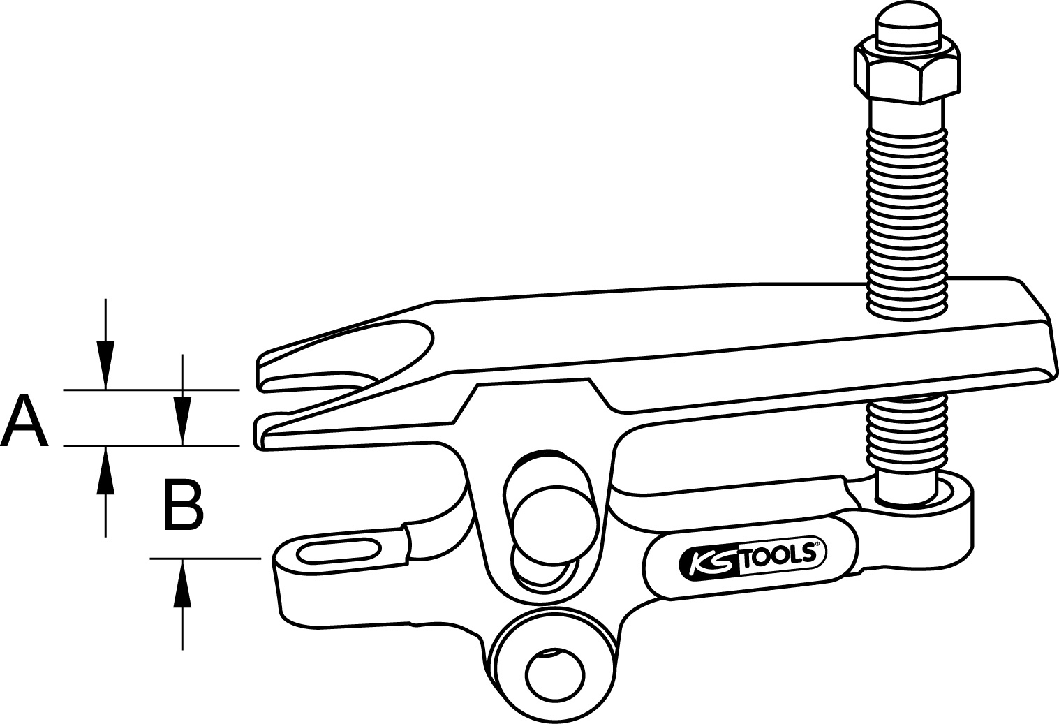 KS Tools Universal-Kugelgelenk-Ausdrücker, 20mm