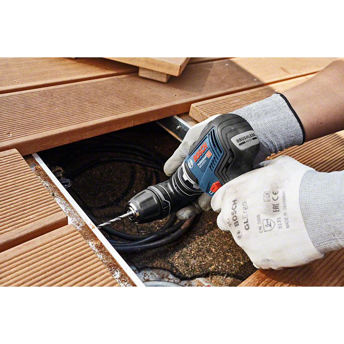 Bosch Akku-Bohrschrauber GSR 12V-35 FC in L-BOXX, 2 Akku 3,0 Ah, Adapter