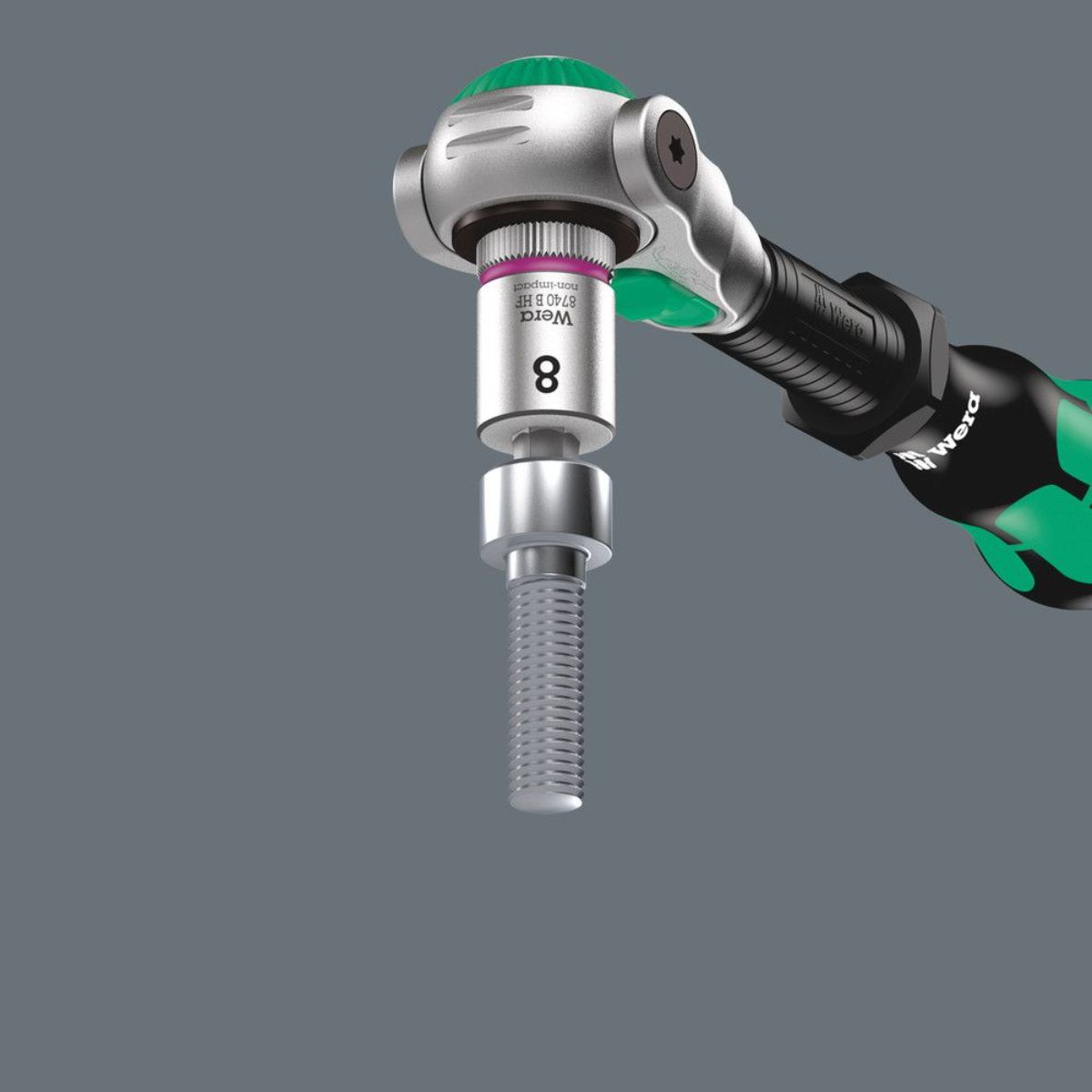 Wera Belt B 2 Zyklop Bitnuss-Satz Innensechskant, mit Haltefunktion, 3/8"-Antrieb, 8-teilig
