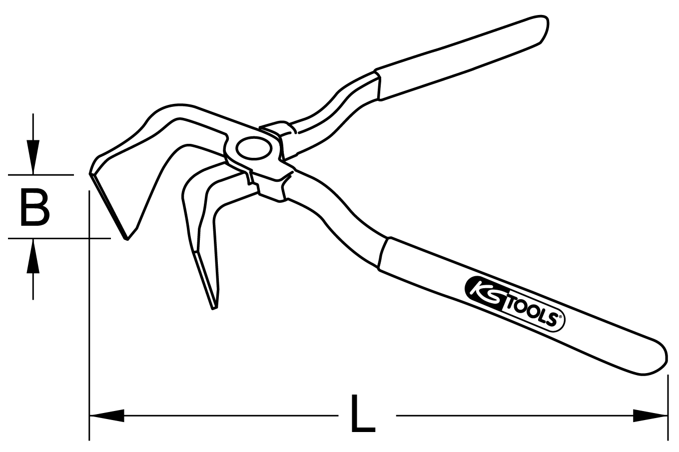 KS Tools Falzzange