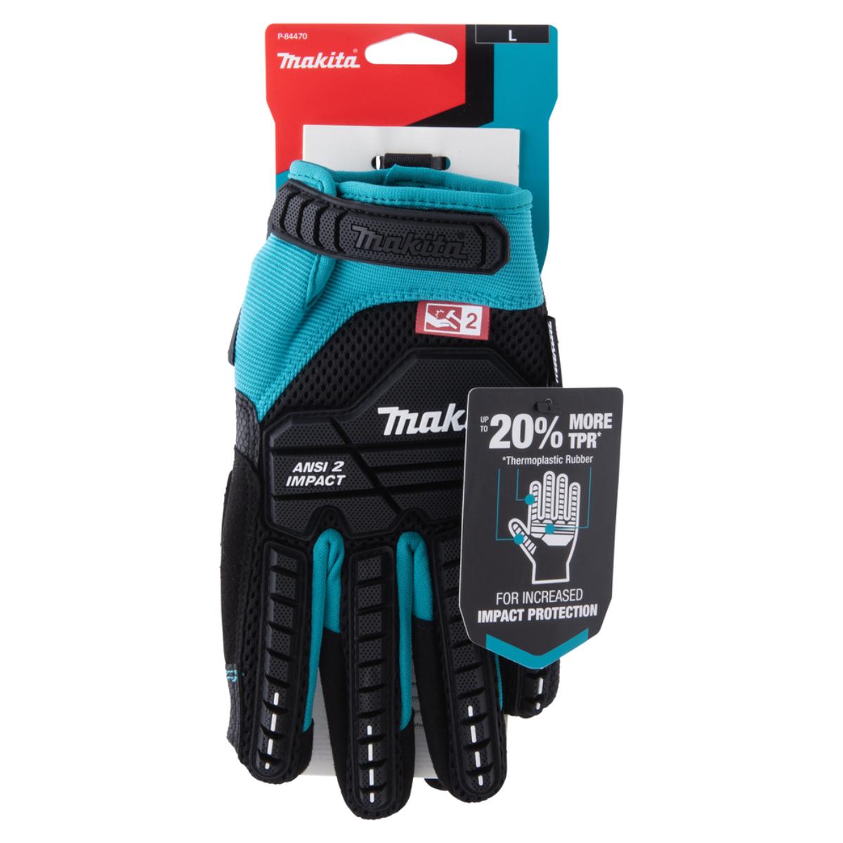 Makita Arbeitshandschuhe - verstärkt - Knöchelschutz - Touchscreenfähig