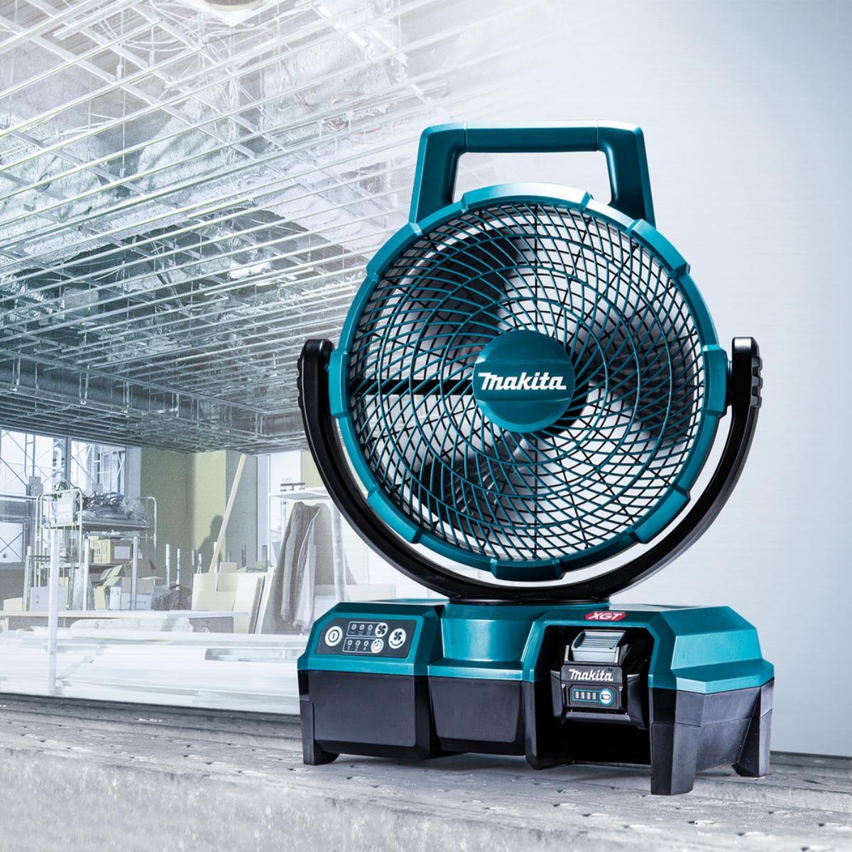 Makita Akku-Lüfter XGT - 40V max./230V - 8,2 m³/min - 3,16 m/s - 3-stufig - CF001GZ