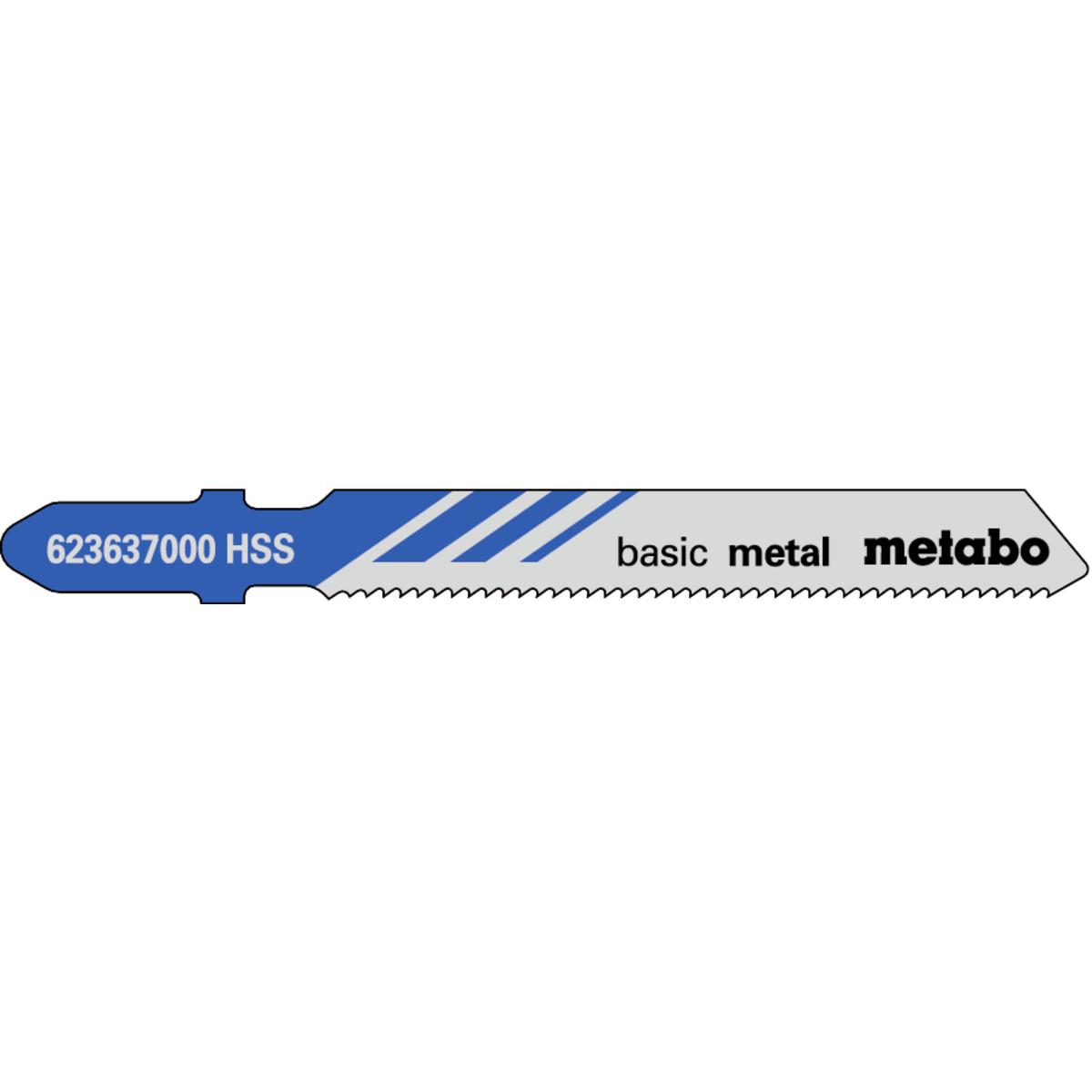 Metabo Stichsägeblätter basic metal 51 mm HSS