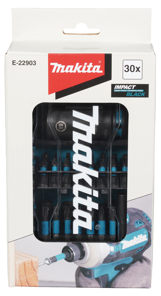 Makita Steckschlüssel-Bit-Set, 30-teilig - E-22903