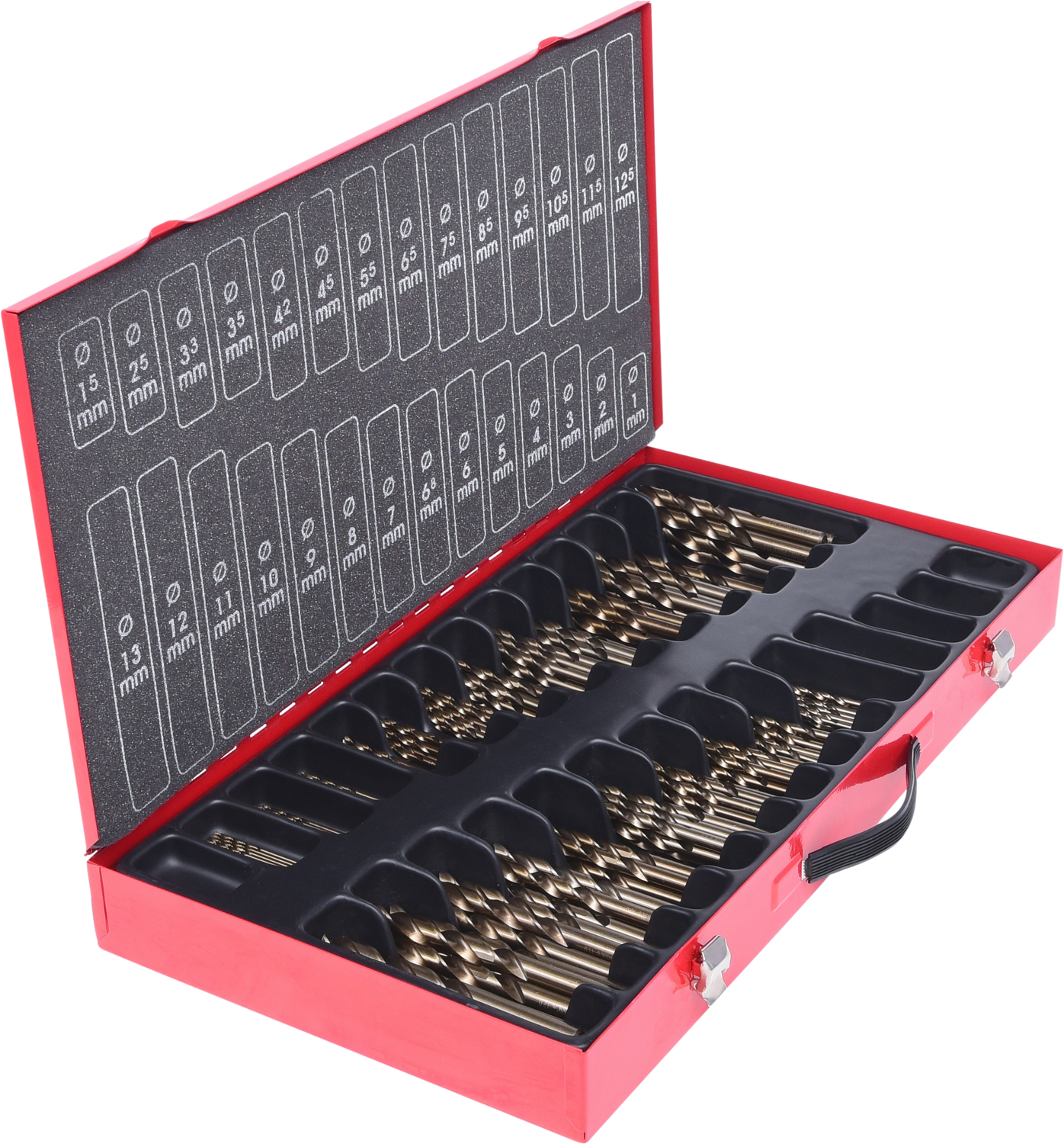 KS Tools HSS-G Co 5 Spiralbohrer-Satz, 230-tlg, 1-13mm