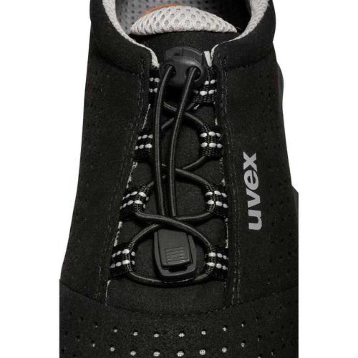 uvex motion style Sicherheitsschuh Halbschuhe S1, schwarz/silber