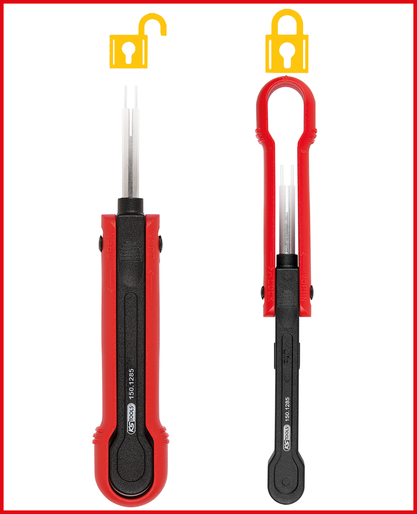 KS Tools Entriegelungswerkzeug für Flachsteckhülsen 1,5 mm (AMP Tyco MT II)