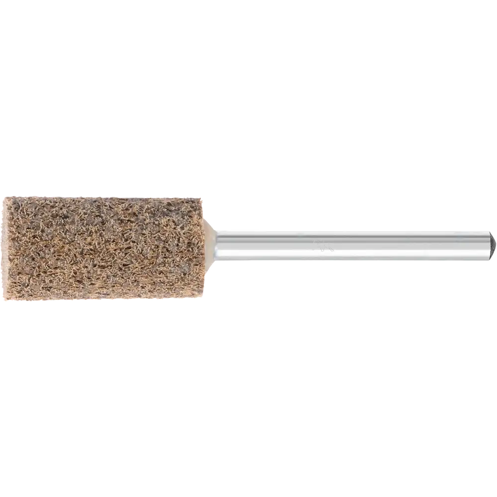 PFERD TOOLS POLINOX verpresster Vlies-Schleifstift Walzenrundform PNER Ø 10x25 mm Schaft-Ø 3mm Mittelhart A Fein für Finish