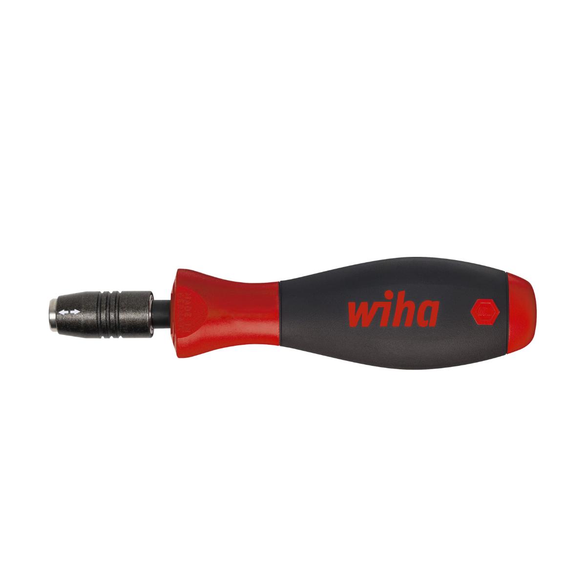 Wiha Schraubendreher mit Bithalter SoftFinish CentroFix mechanisch verriegelbar 1/4 zoll