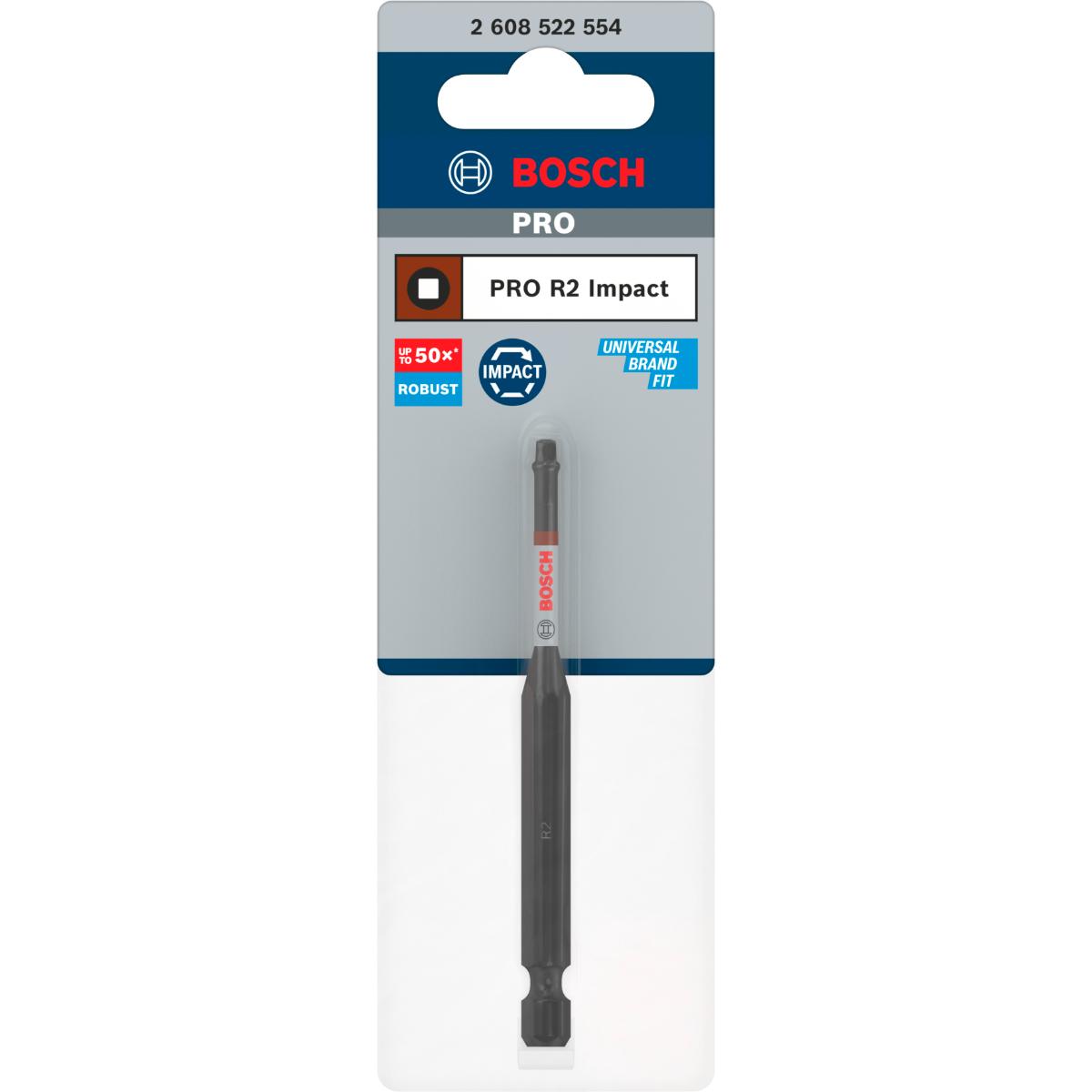 Bosch PRO Robertson Impact Bit R2