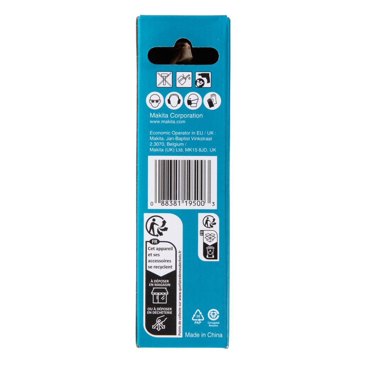 Makita Lochsägen-Aufnahmeschaft 32-152mm Für Ø 32-152 mm, inkl. Zentrierbohrer 83 mm, Sechskantaufnahme passend für 13 mm Bohrfutter