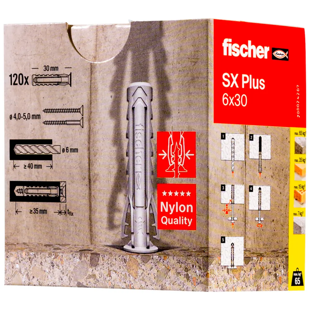 Fischer Spreizdübel SX Plus 6x30 +20%
