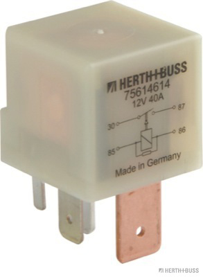 HERTH&BUSS Relais, Kraftstoffpumpe, 12 V, 40 A, 4 pins, Widerstand