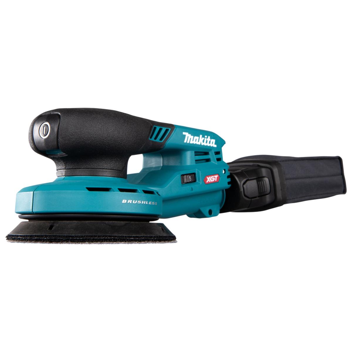 Makita Akku-Exzenterschleifer XGT - Connector - 125 mm Ø - 5,0 mm Hub - 1,6 m Kabel - BO001CGZ