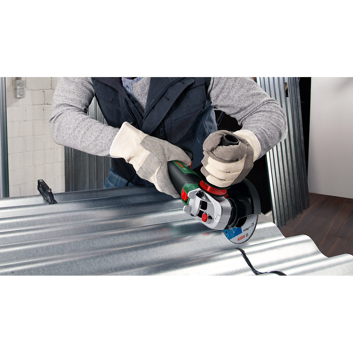 Bosch Akku-Winkelschleifer AdvancedGrind 18V-80
