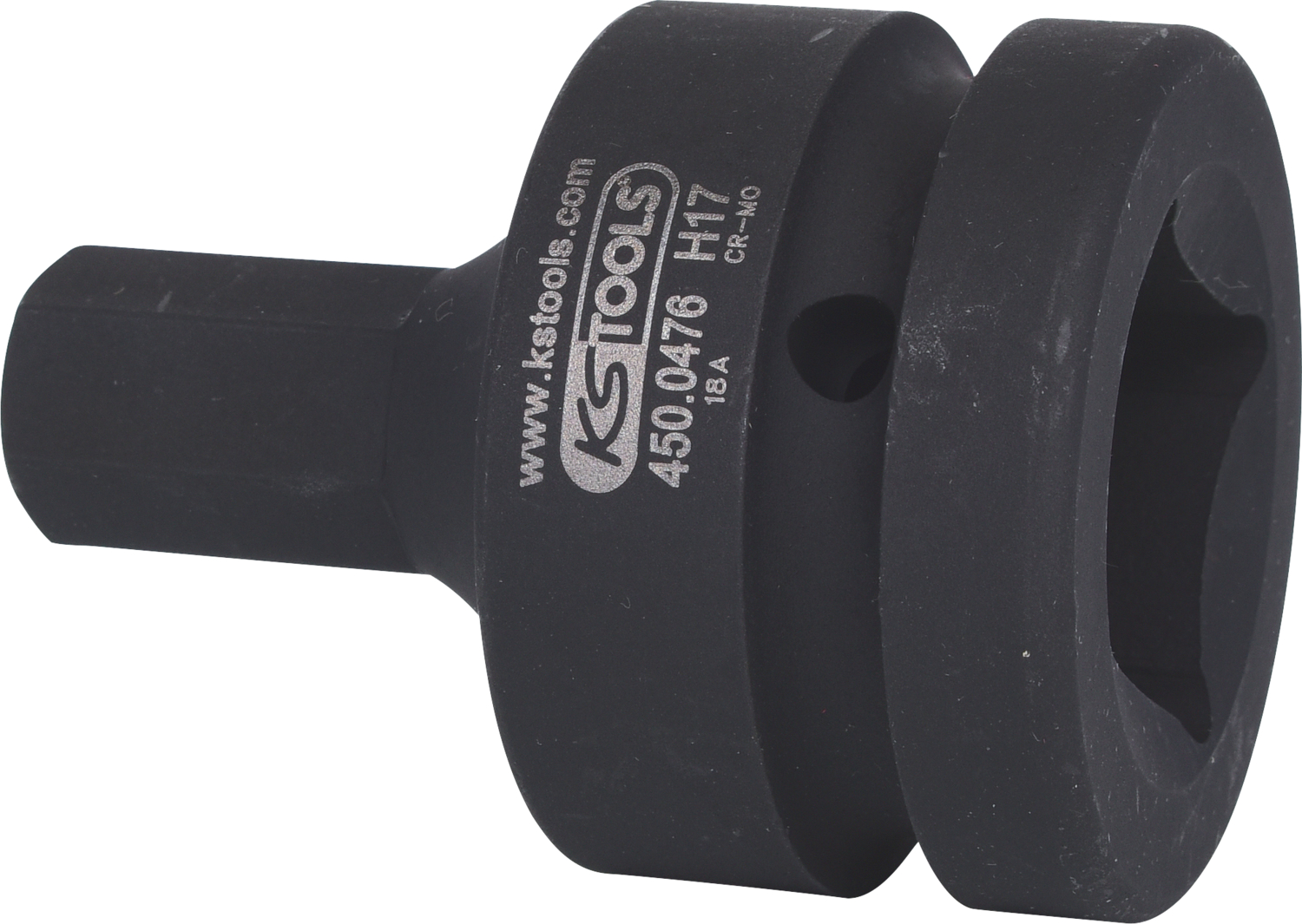 KS Tools 1" Kraft-Bit-Stecknuss Innensechskant, kurz