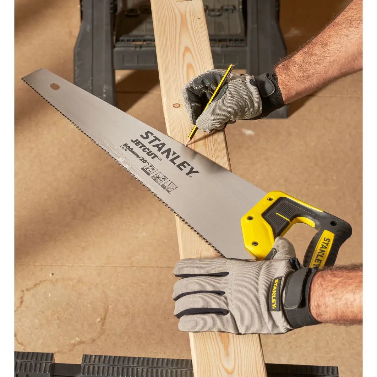 STANLEY JETCUT Handsäge 500mm 7TPI