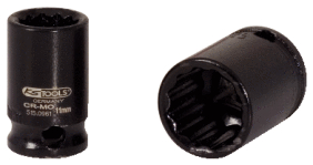 KS Tools 3/8" 12-kant-Kraft-Stecknuss, kurz