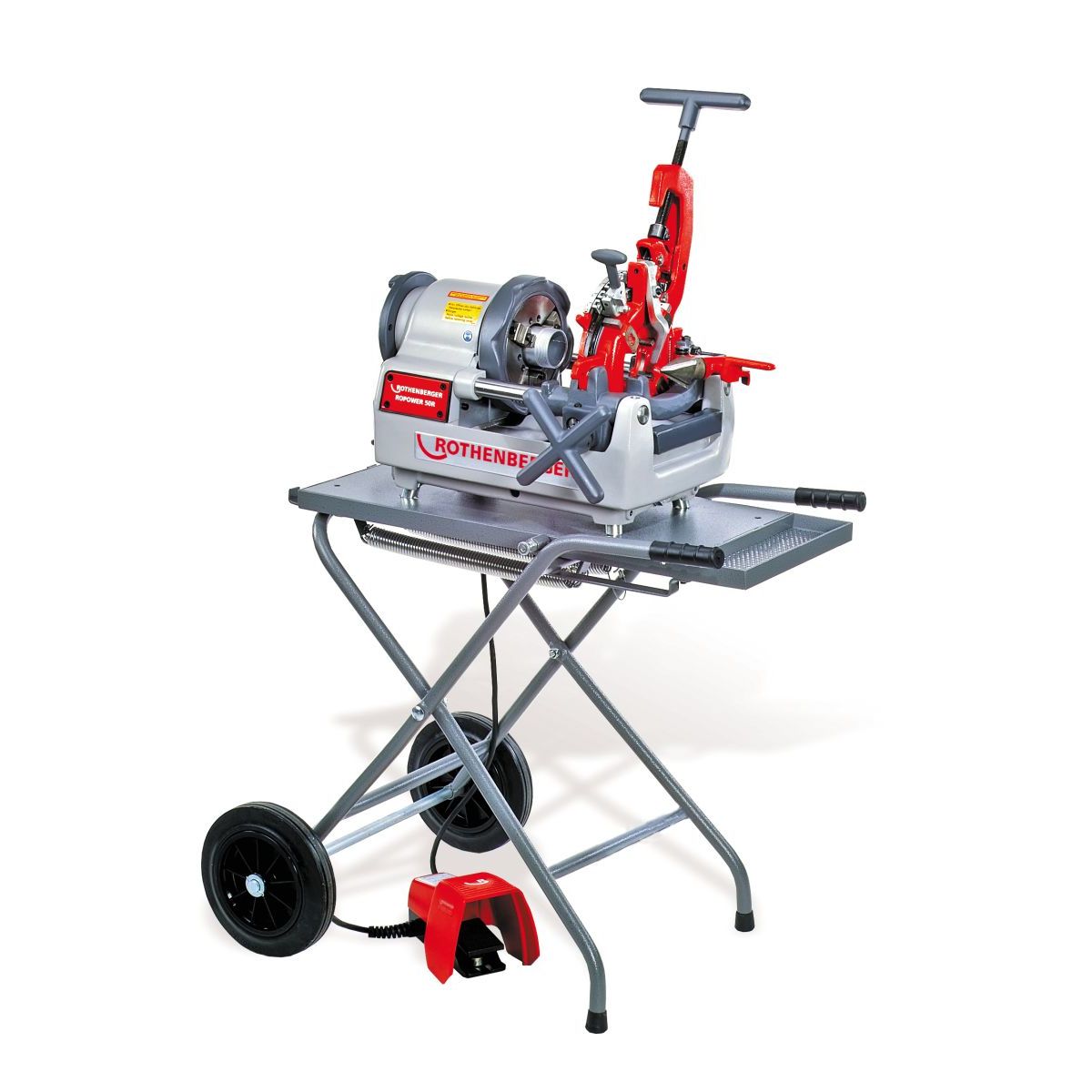 ROTHENBERGER ROPOWER 50 R, mobile Kompakt-Gewindeschneidmaschine, BSPT 1/2"-3/4", 1"-2", 230V