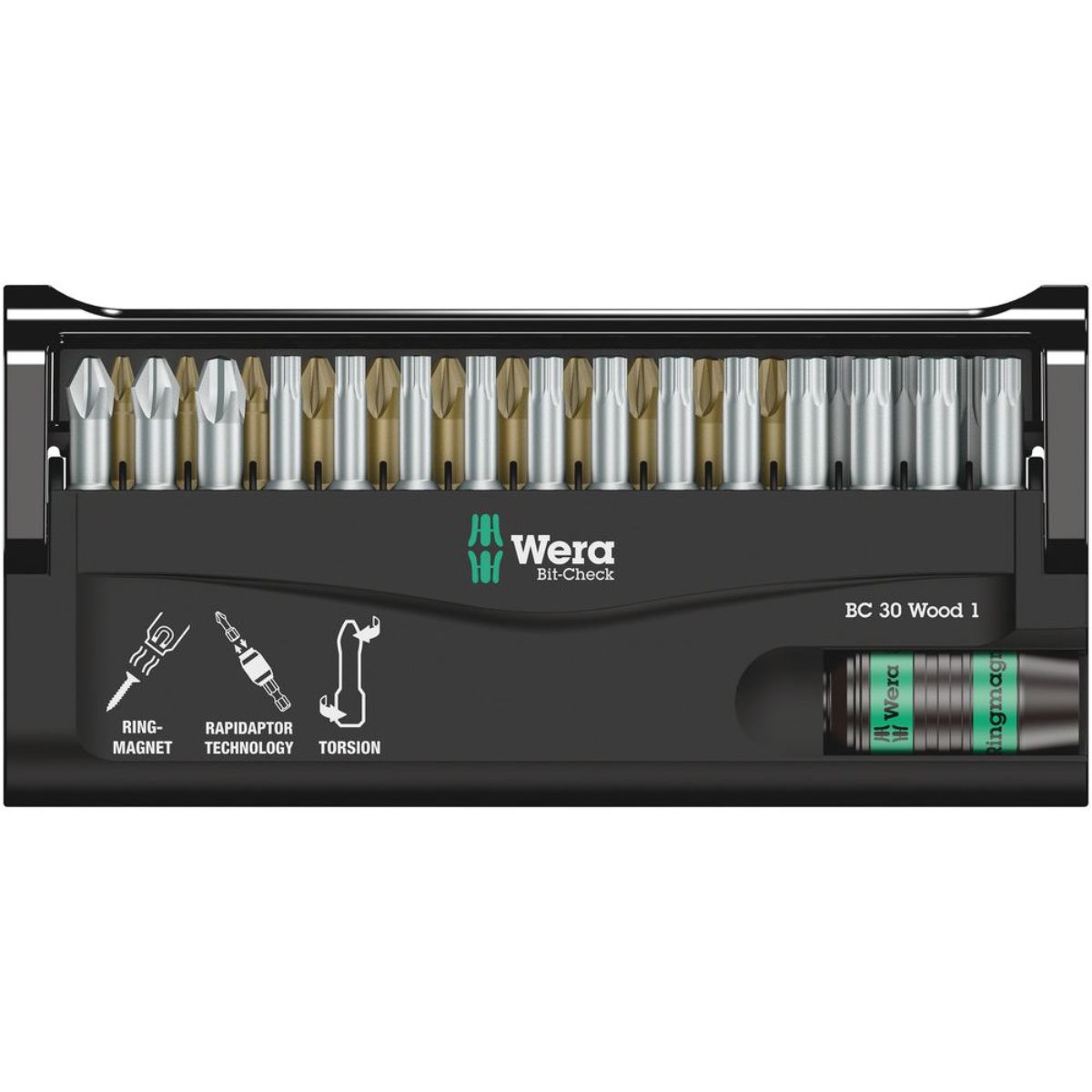 Wera Bit-Check 30 Wood 1, 30-teilig