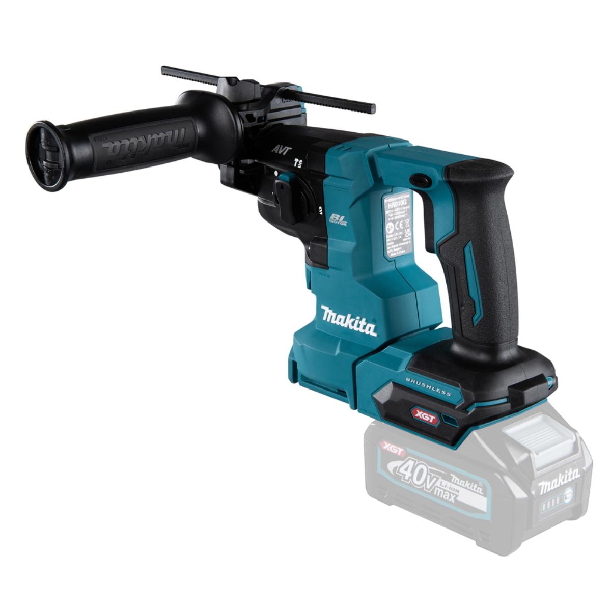 Makita Akku-Kombihammer 40V max. - SDS-PLUS - 2,1 J - 20 mm - HR010GZ