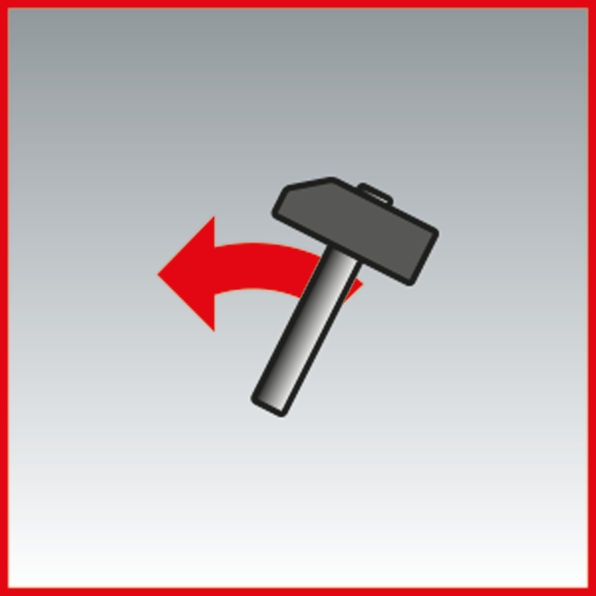KS Tools Vibro-Impact Druckluft-Meißelhammer-Satz, 6-tlg