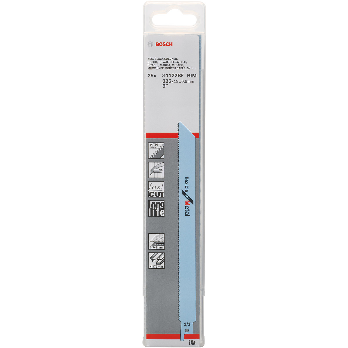 Bosch Säbelsägeblatt S 1122 BF Flexible for Metal