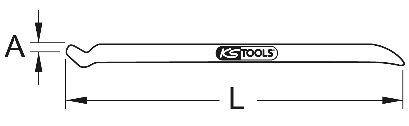 KS Tools BRONZEplus Montierhebel 