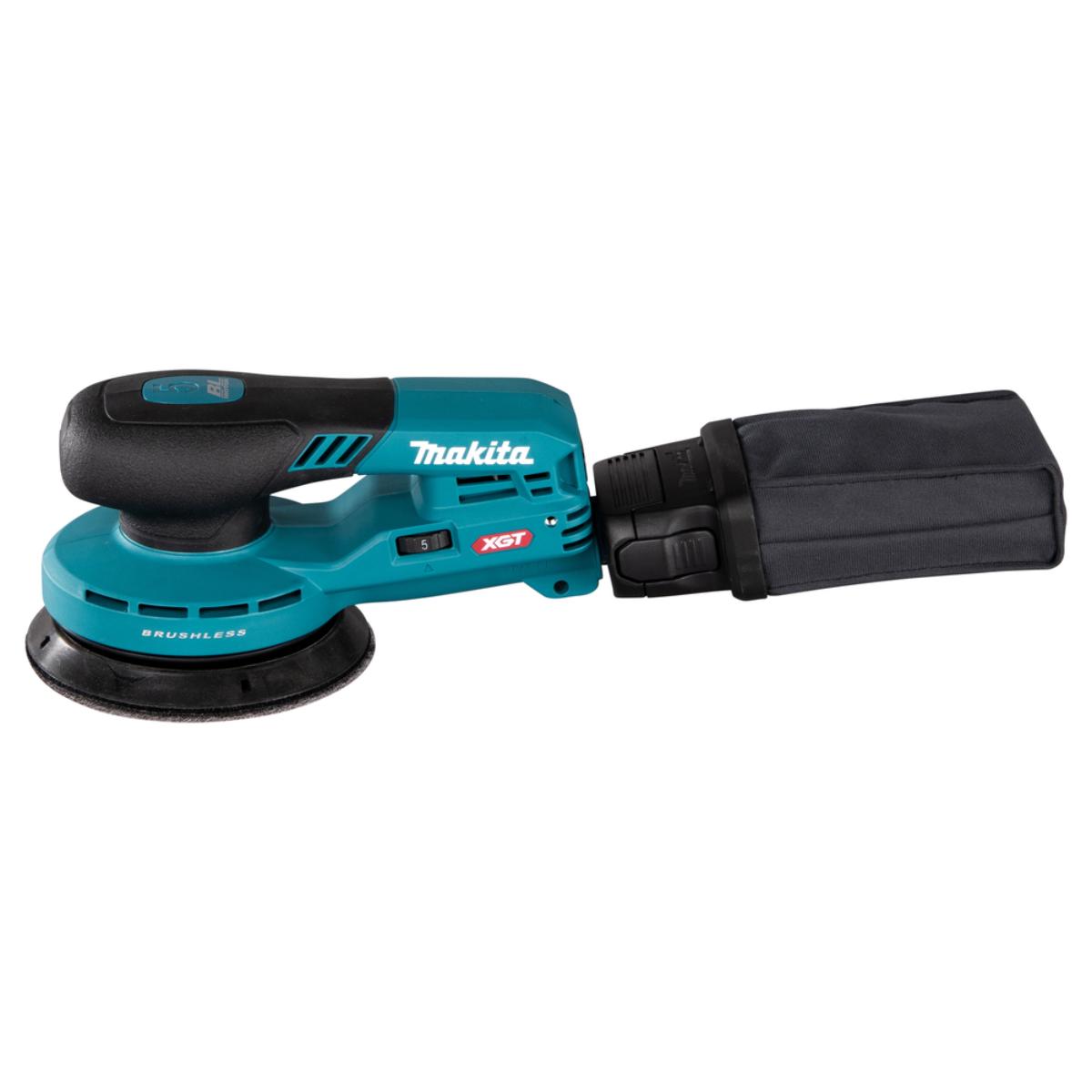 Makita Akku-Exzenterschleifer XGT - Connector - 125 mm Ø - 5,0 mm Hub - 1,6 m Kabel - BO001CGZ