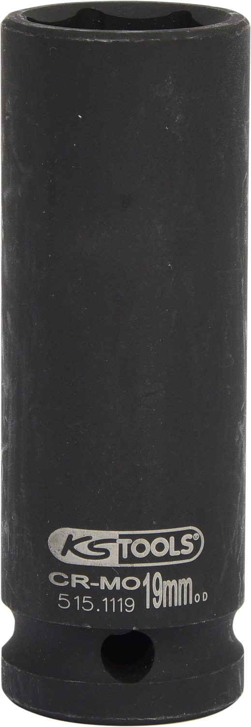 KS Tools 1/2" Sechskant-Kraft-Stecknuss, lang
