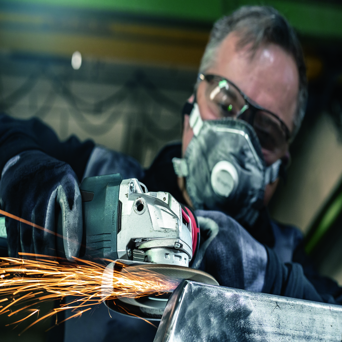 Bosch PRO X571 Fächerschleifscheibe, abgewinkelt, 115 mm, K120, X-Lock