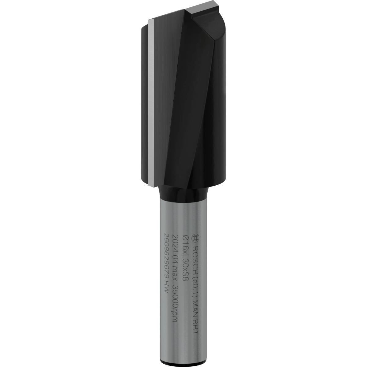 Bosch PRO Nutfräser, zweischneidig, Ø 16 x L 30, Schaft 8 mm
