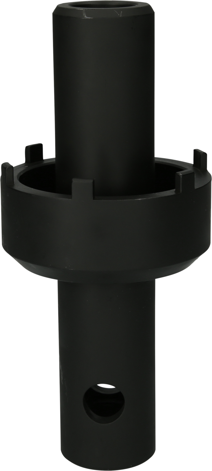 KS Tools 3/4" Nutmuttern-Schlüssel mit 6 Zapfen, Führungsrohr für Mercedes-Trailer-Achsen, Innenzapf