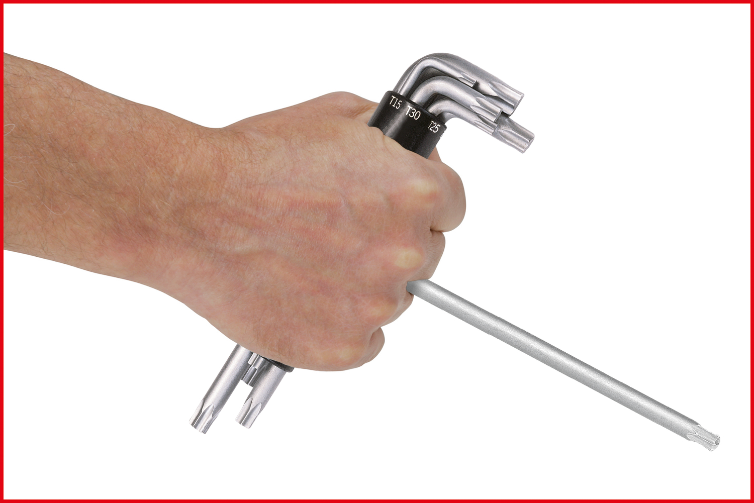 KS Tools 3 in 1 Torx-Winkelstiftschlüssel-Satz,lang,8-tlg