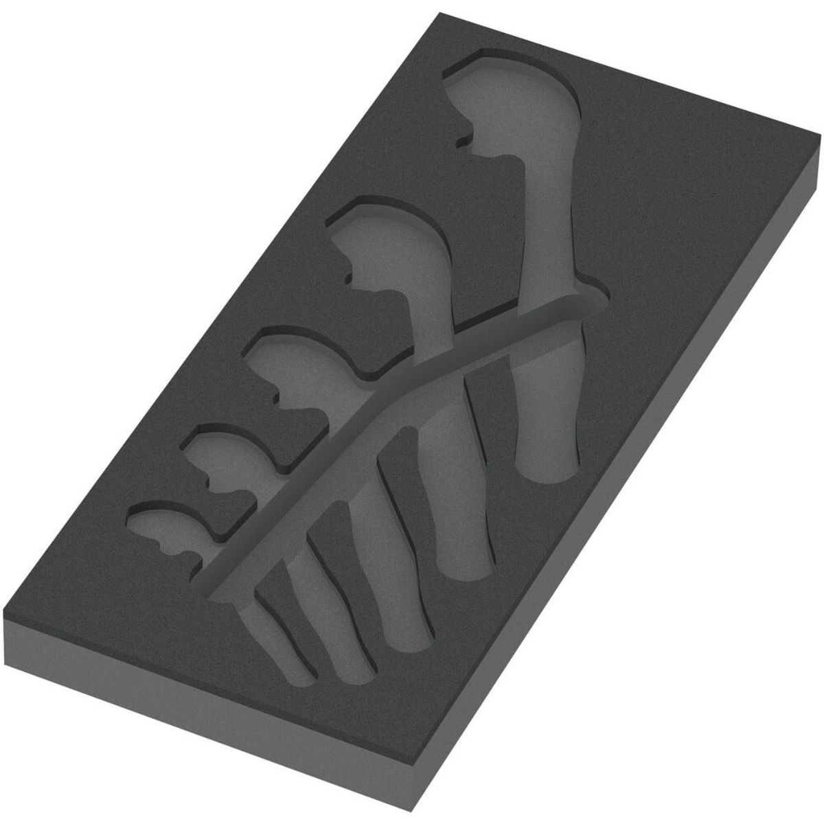 Wera 9832 Schaumstoffeinlage 6004 Joker Set 1, ohne Werkzeug